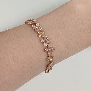 SWAROVSKI ブレスレット Elderflower ローズゴールド SWAROVSKI - スワロフスキー エルダーフラワー ローズゴールド